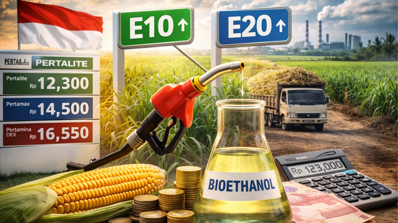 Bioetanol E10–E20 Segera Diterapkan, Apa Dampaknya ke Harga BBM dan Ekonomi RI?